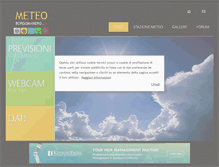 Tablet Screenshot of meteoborgomanero.it